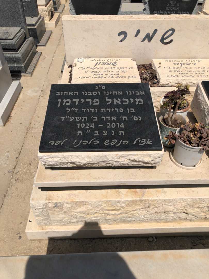 קברו של מיכאל פרידמן. תמונה 1
