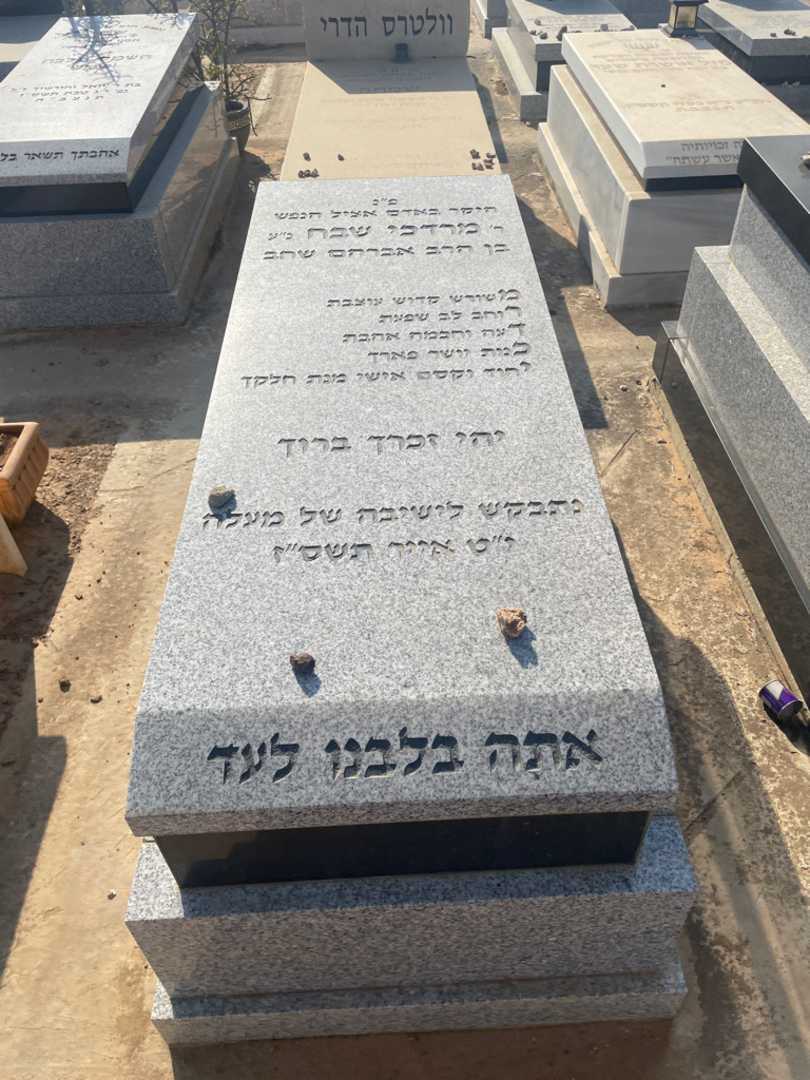 קברו של מרדכי שבח