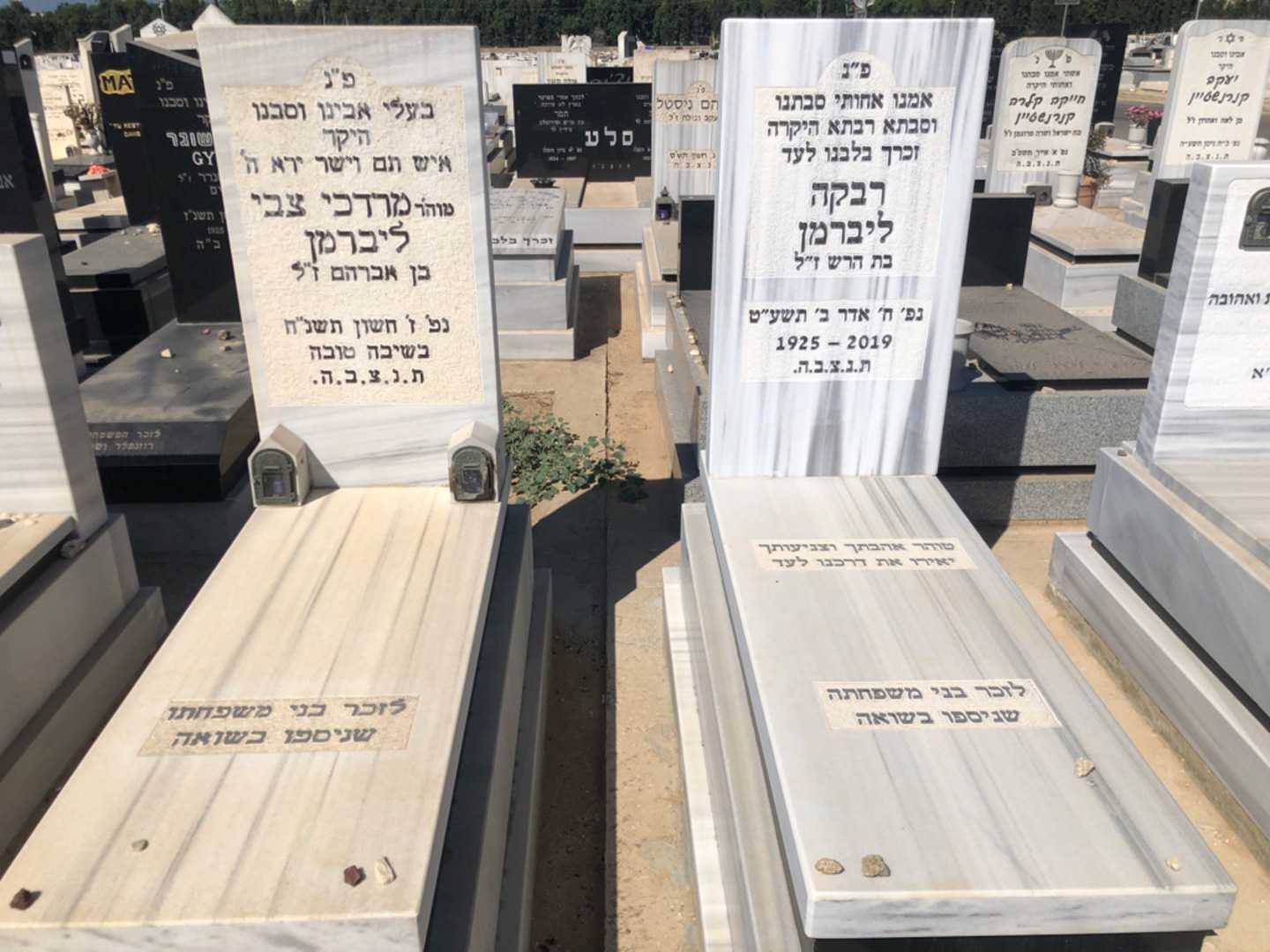 קברו של מרדכי צבי ליברמן. תמונה 2