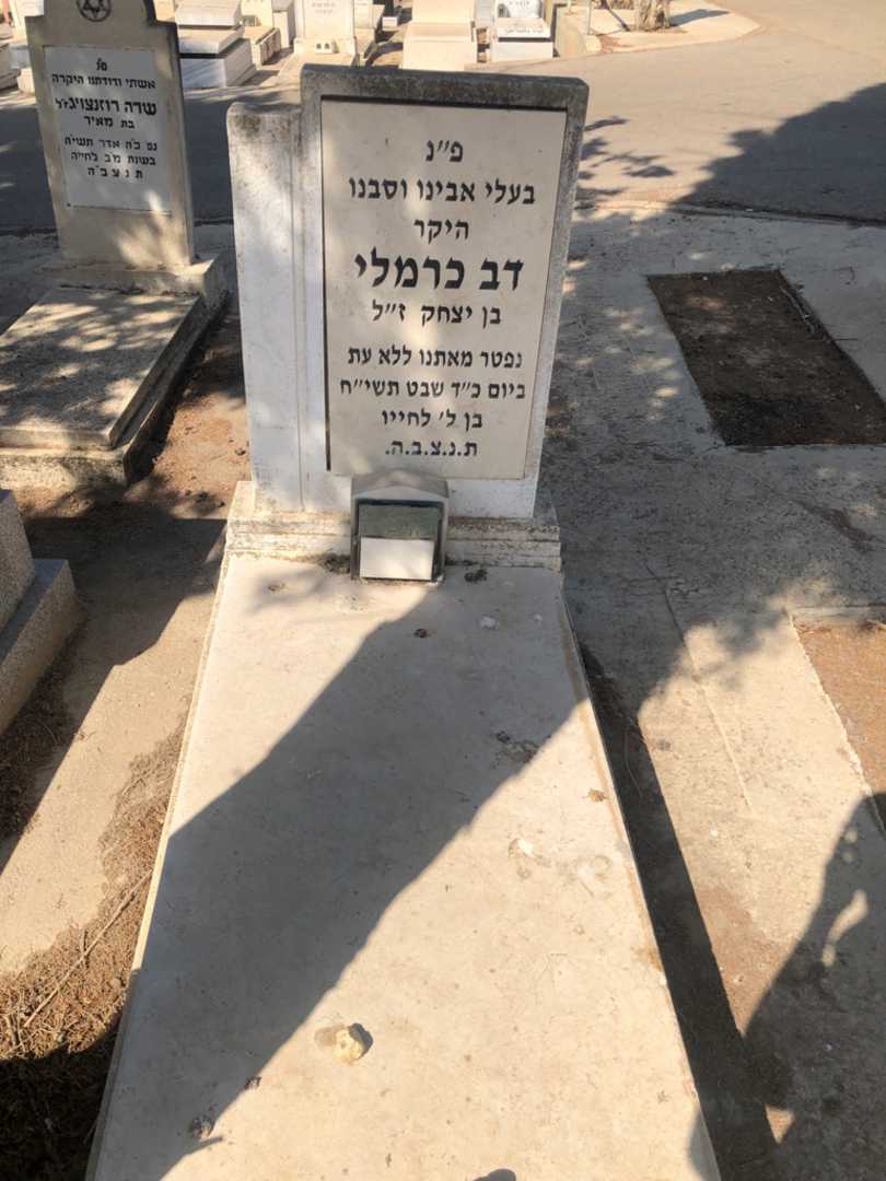 קברו של דב כרמלי