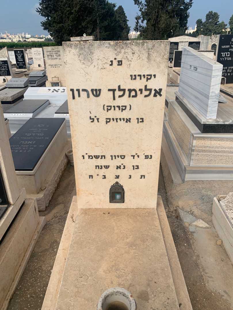קברו של אלימלך "קרוק" שרון