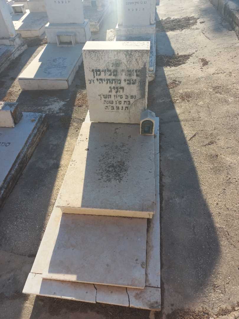 קברו של טובה פלדמן