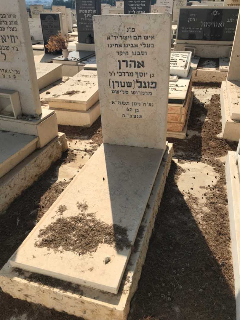 קברו של אהרן "שטרן" פוגל