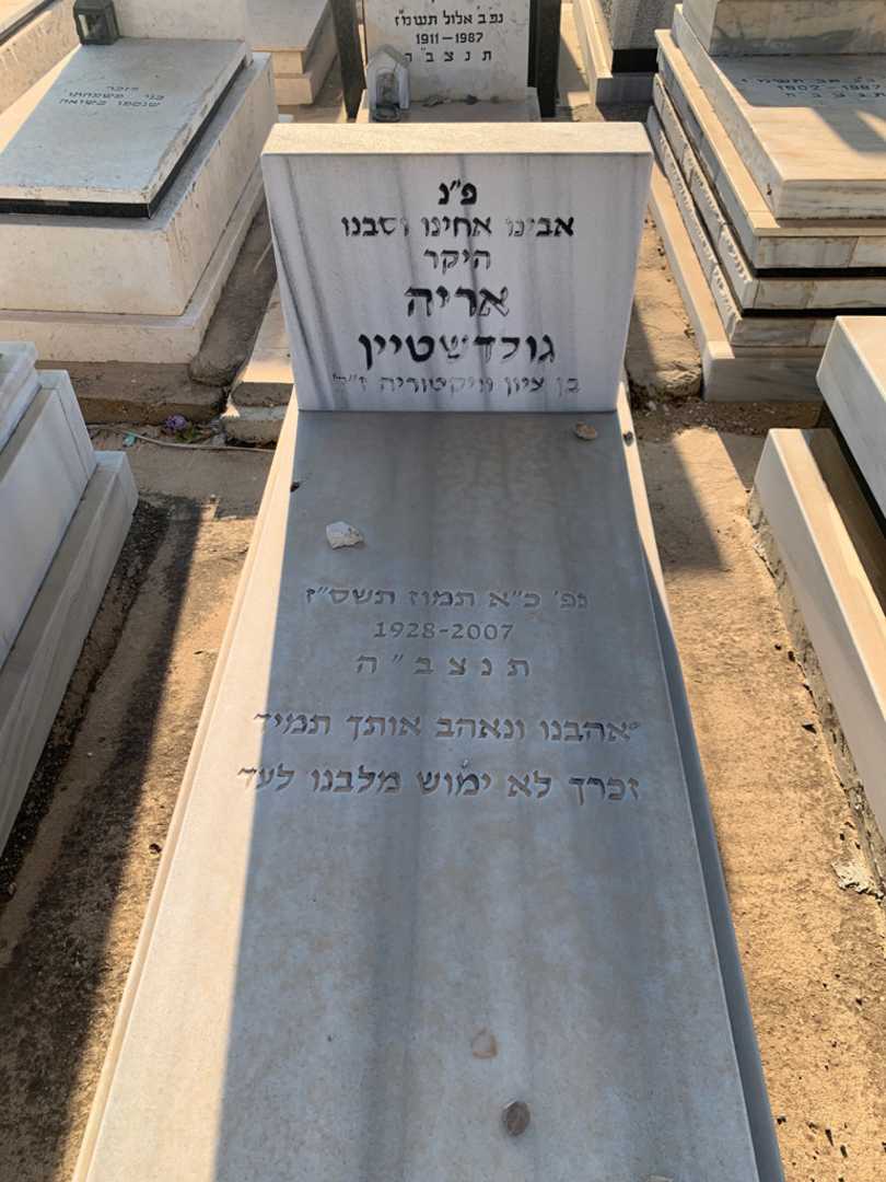 קברו של אריה גולדשטיין