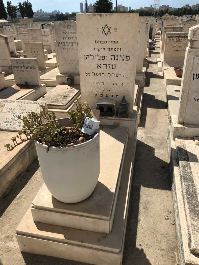 קברו של פנינה "פלילה" עזרא