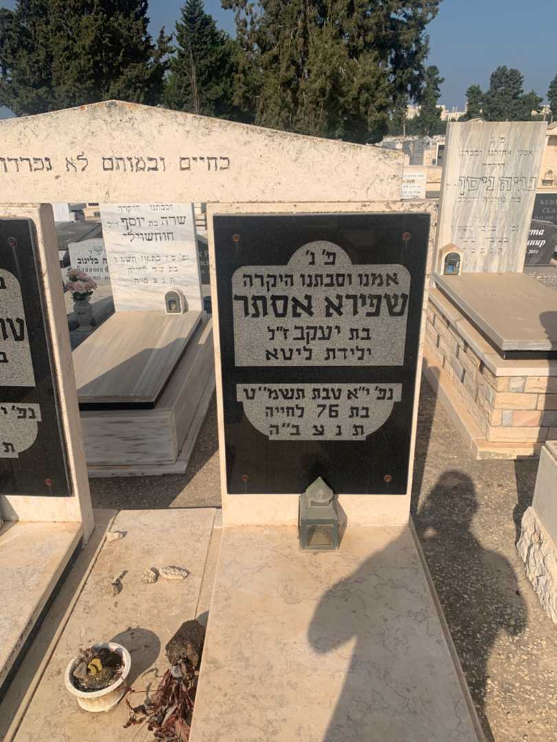 קברו של אסתר שפירא. תמונה 2