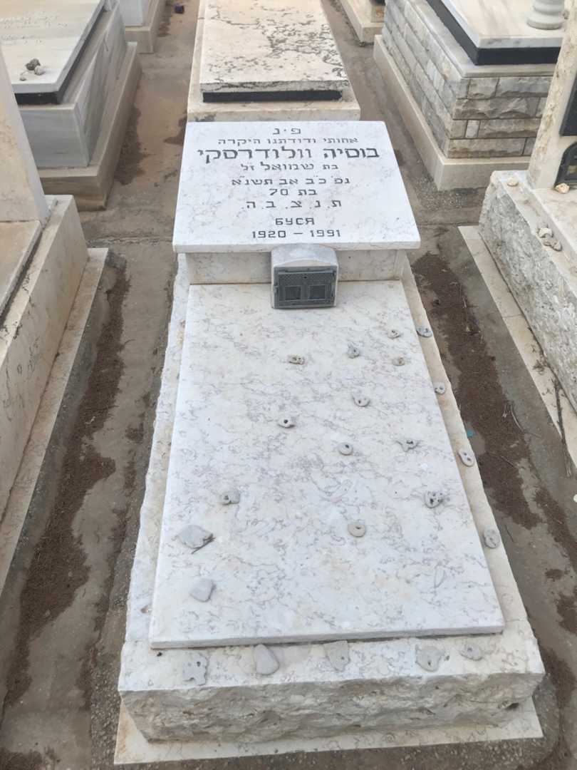 קברו של בוסיה וולודרסקי