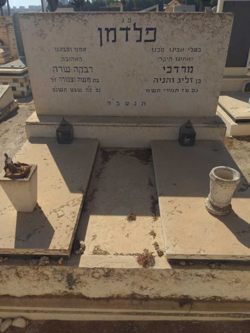 קברו של מרדכי פלדמן. תמונה 1
