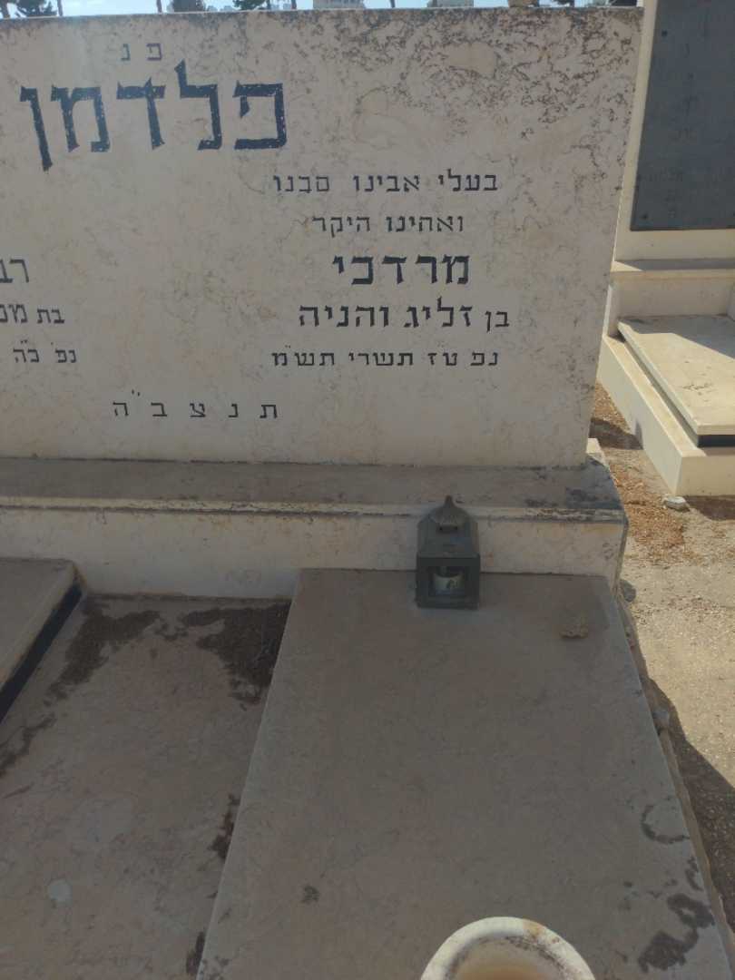 קברו של מרדכי פלדמן. תמונה 2