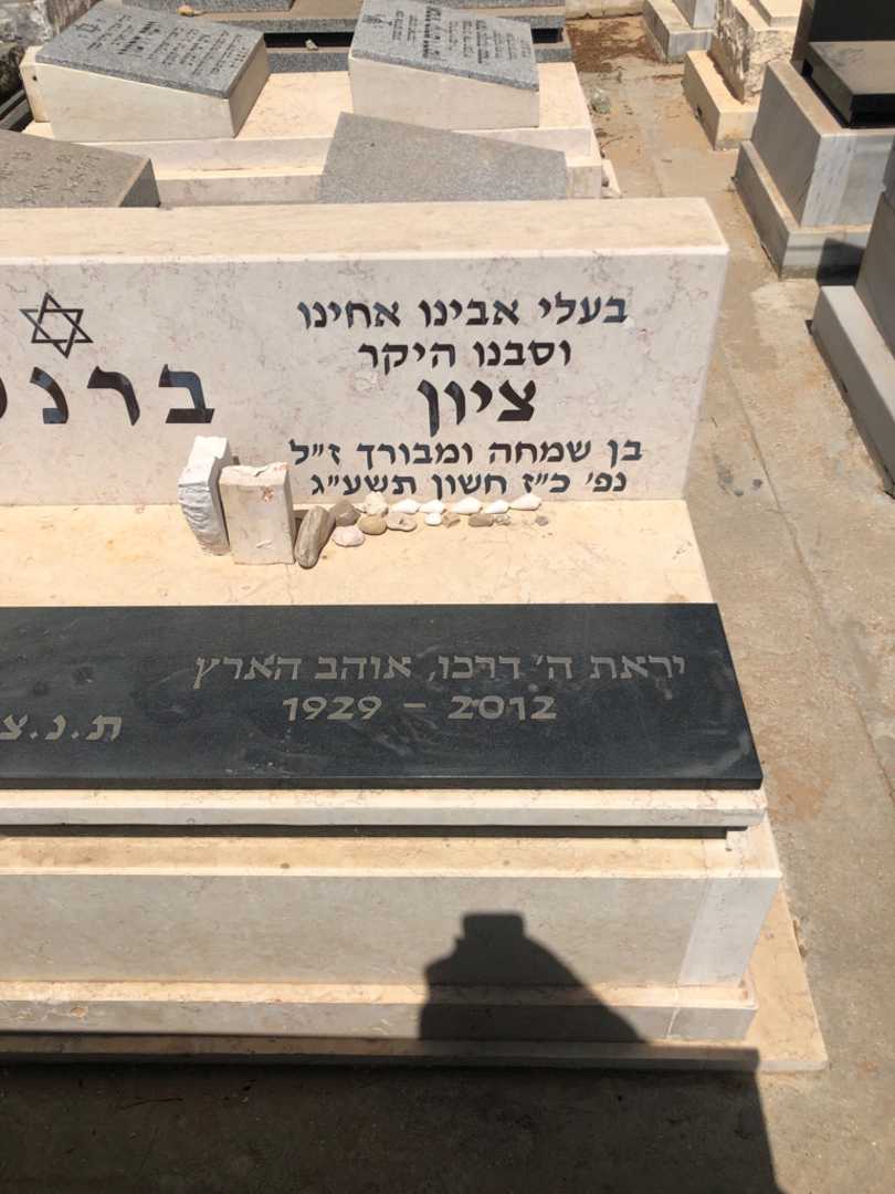 קברו של ציון ברנס. תמונה 1