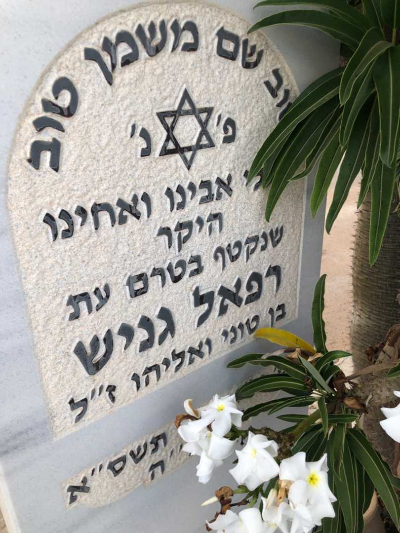 קברו של רפאל גניש. תמונה 2