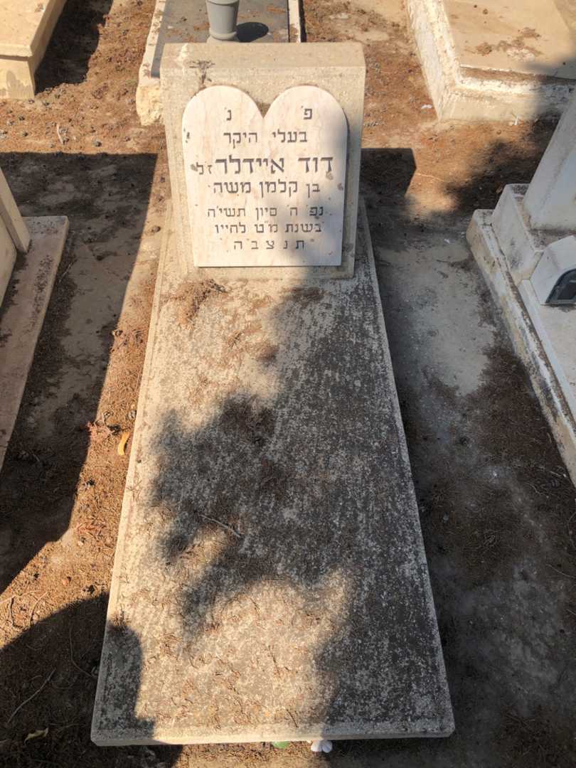 קברו של דוד איידלר