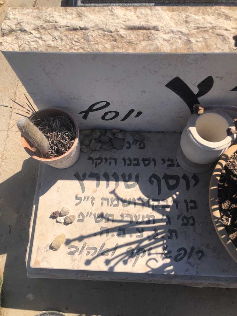 קברו של יוסף שוורץ. תמונה 2