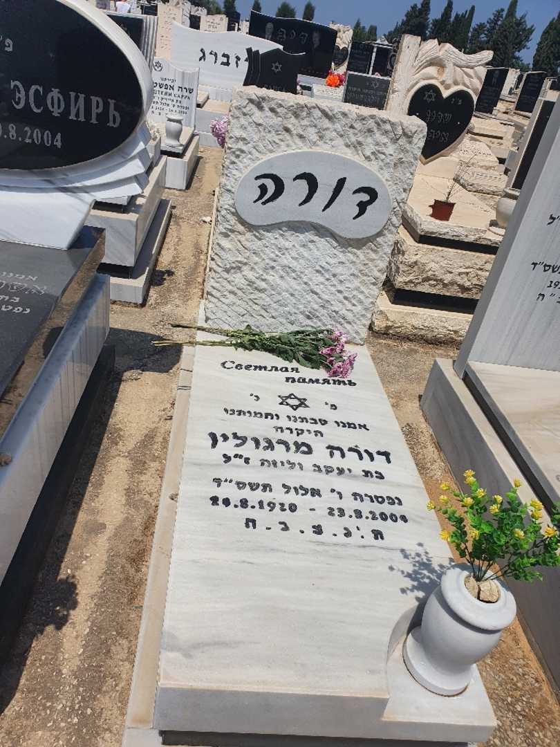 קברו של דורה מרגולין