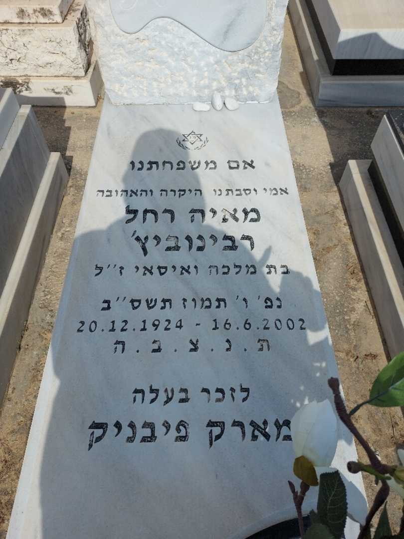 קברו של רחל רבינוביץ. תמונה 2