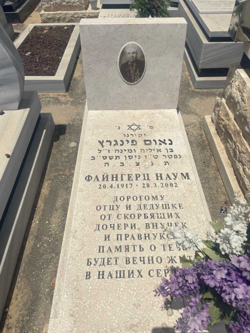 קברו של נאום פינגרץ