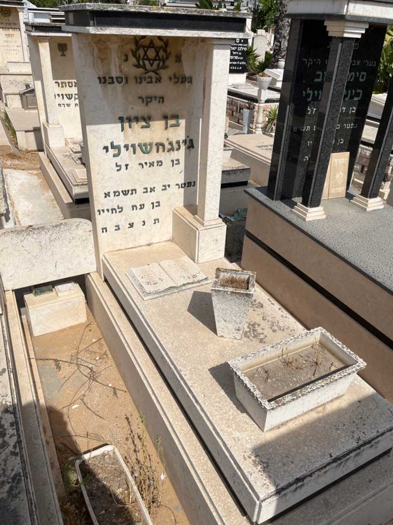 קברו של בן ציון גינגיחשוילי. תמונה 2