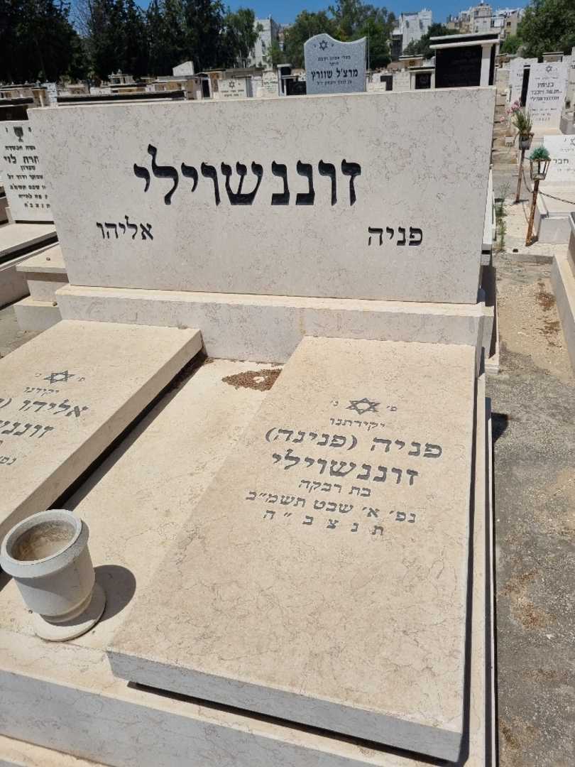 קברו של פניה "פנינה" זוננאשוילי. תמונה 1