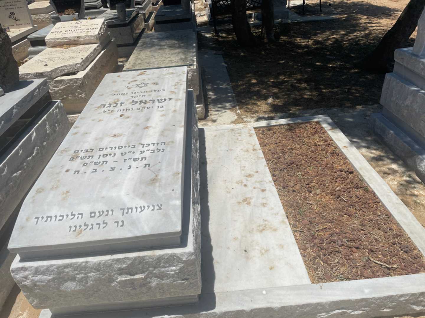קברו של ישראל זנגר