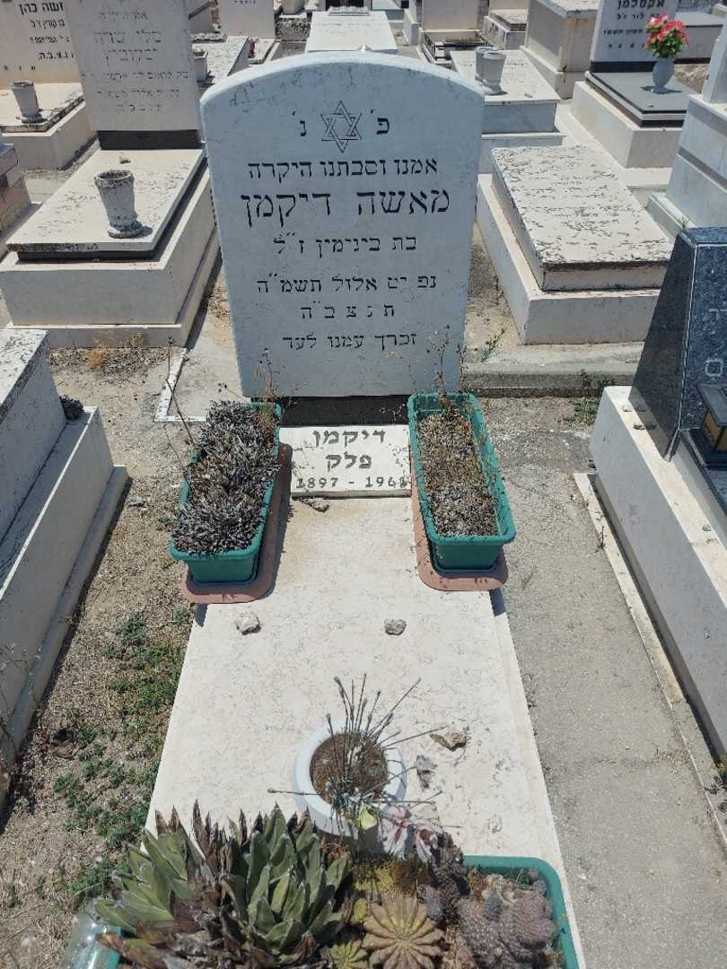 קברו של משה דיקמן