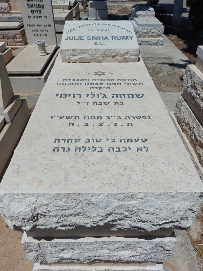 קברו של שמחה ג'ולי רוימי