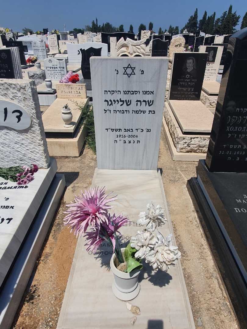 קברו של שרה שלייגר