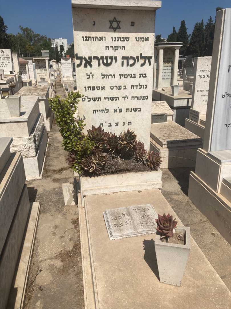 קברו של זליכה ישראל