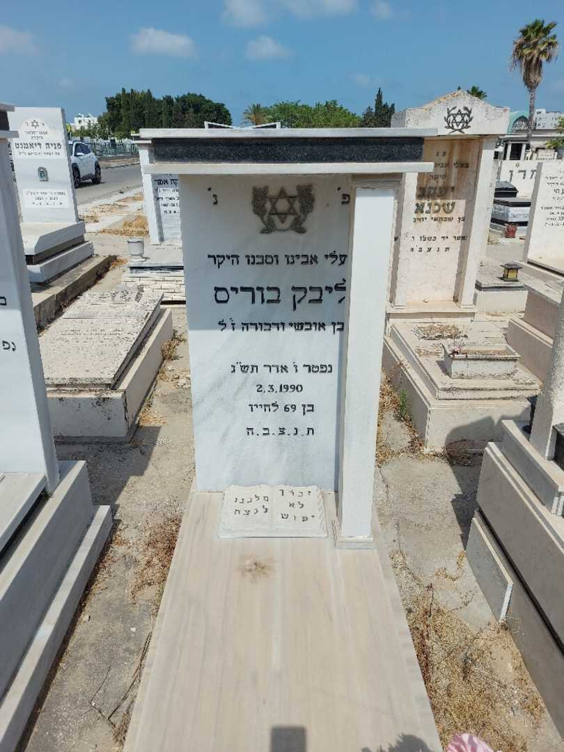 קברו של בוריס ליבק. תמונה 1