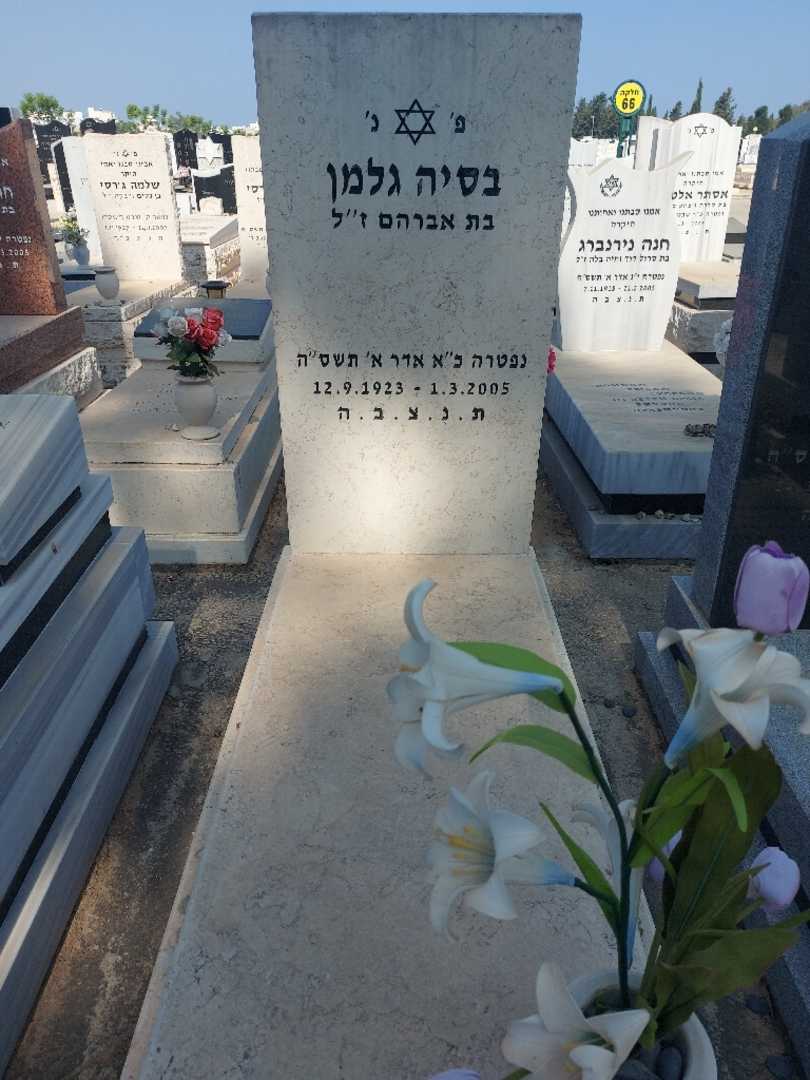 קברו של בסיה גלמן
