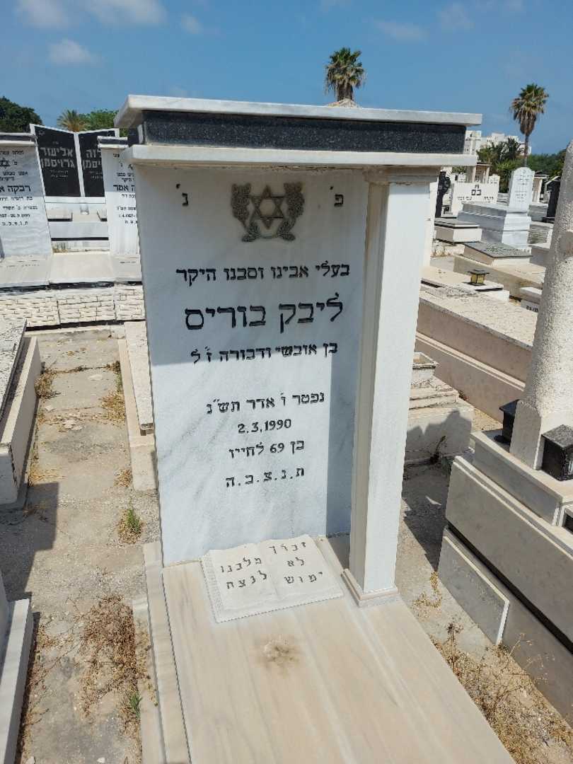קברו של בוריס ליבק. תמונה 2