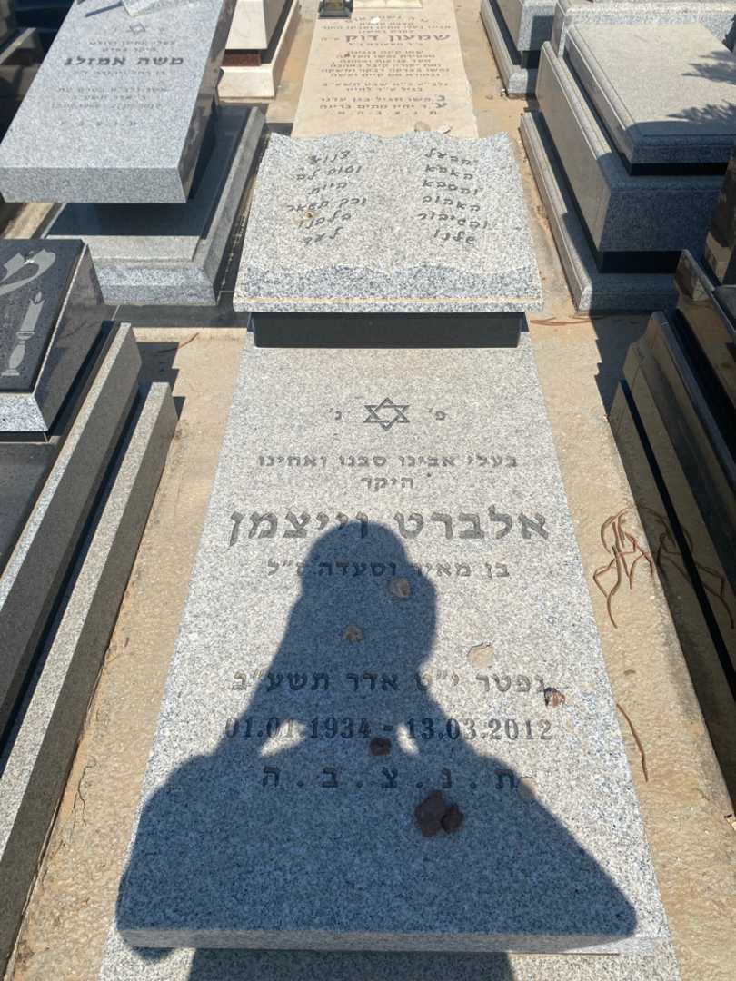 קברו של אלברט ויצמן
