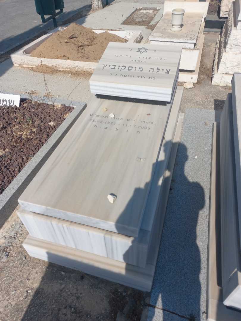 קברו של ציליה מוסקוביץ