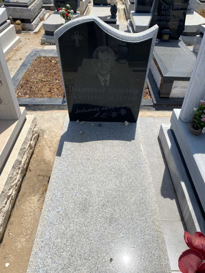 קברו של אלכסנדר פוקרובסקי