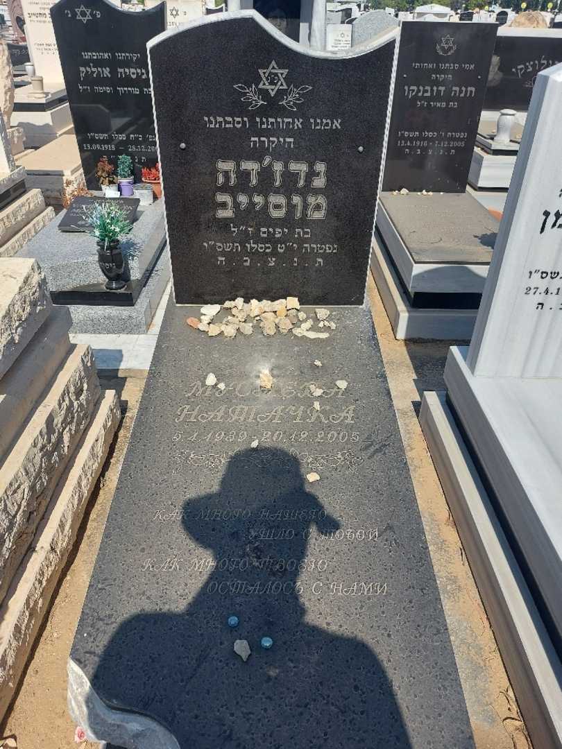 קברו של נדז'דה מוסייב