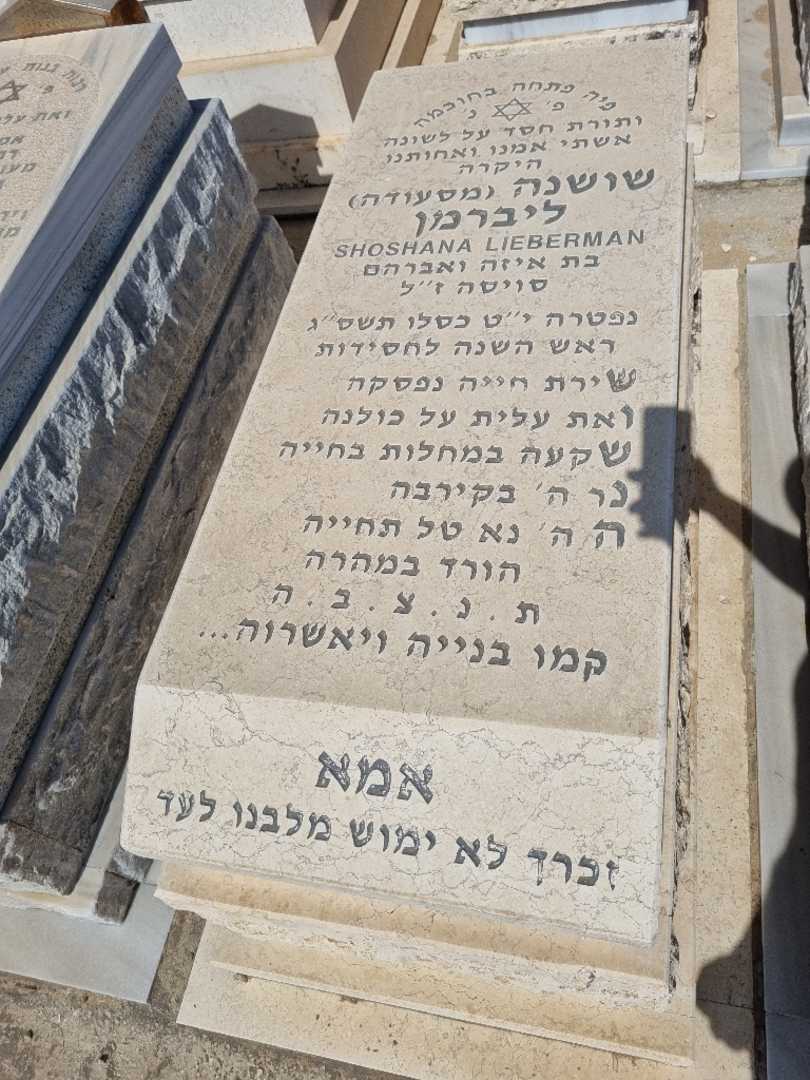 קברו של שושנה ליברמן