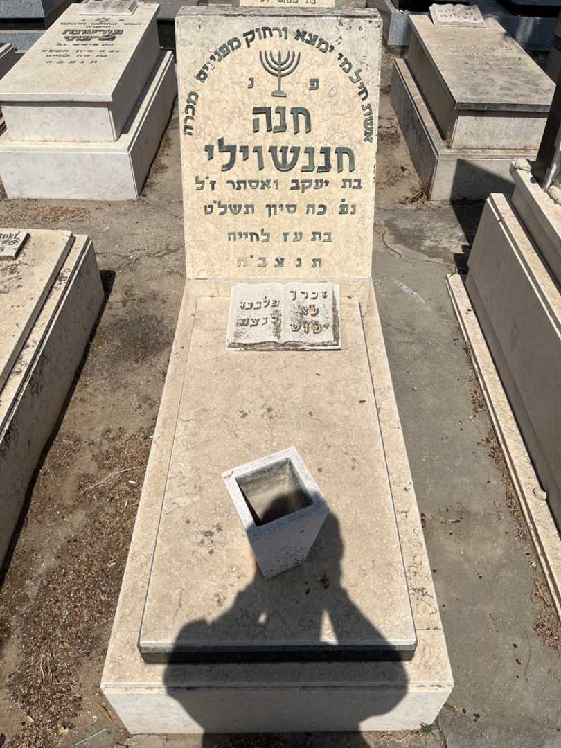 קברו של חנה חננאשוילי