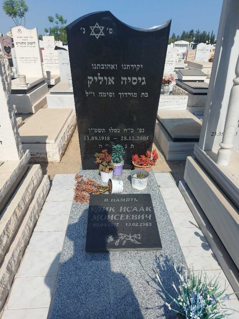קברו של גיסיה אוליק