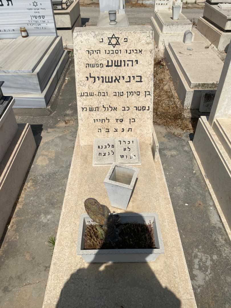 קברו של יהושע "פפשה" בניאשוילי