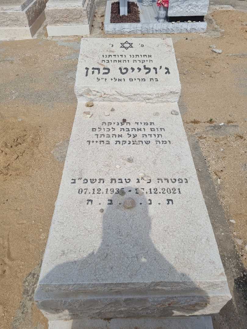 קברו של ג'ולייט כהן