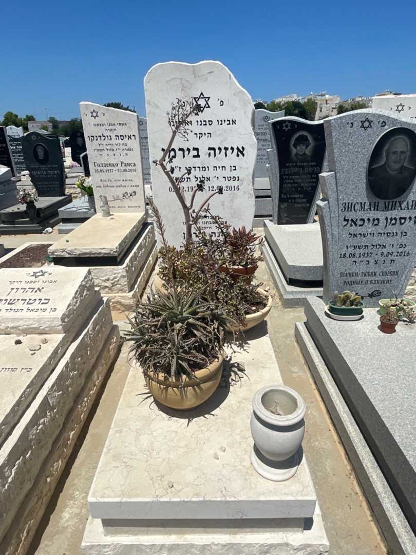 קברו של איזיה בירמן. תמונה 1