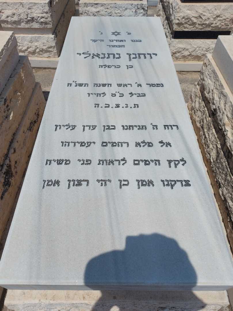 קברו של יוחנן נתנאלי