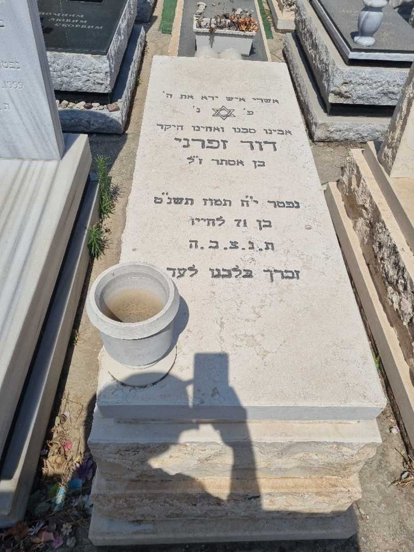קברו של דוד זעפרני