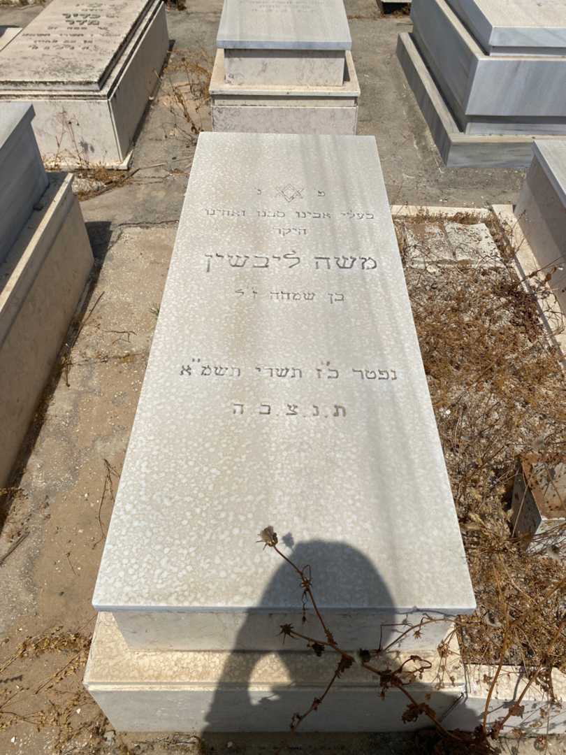 קברו של משה ליבשין. תמונה 2