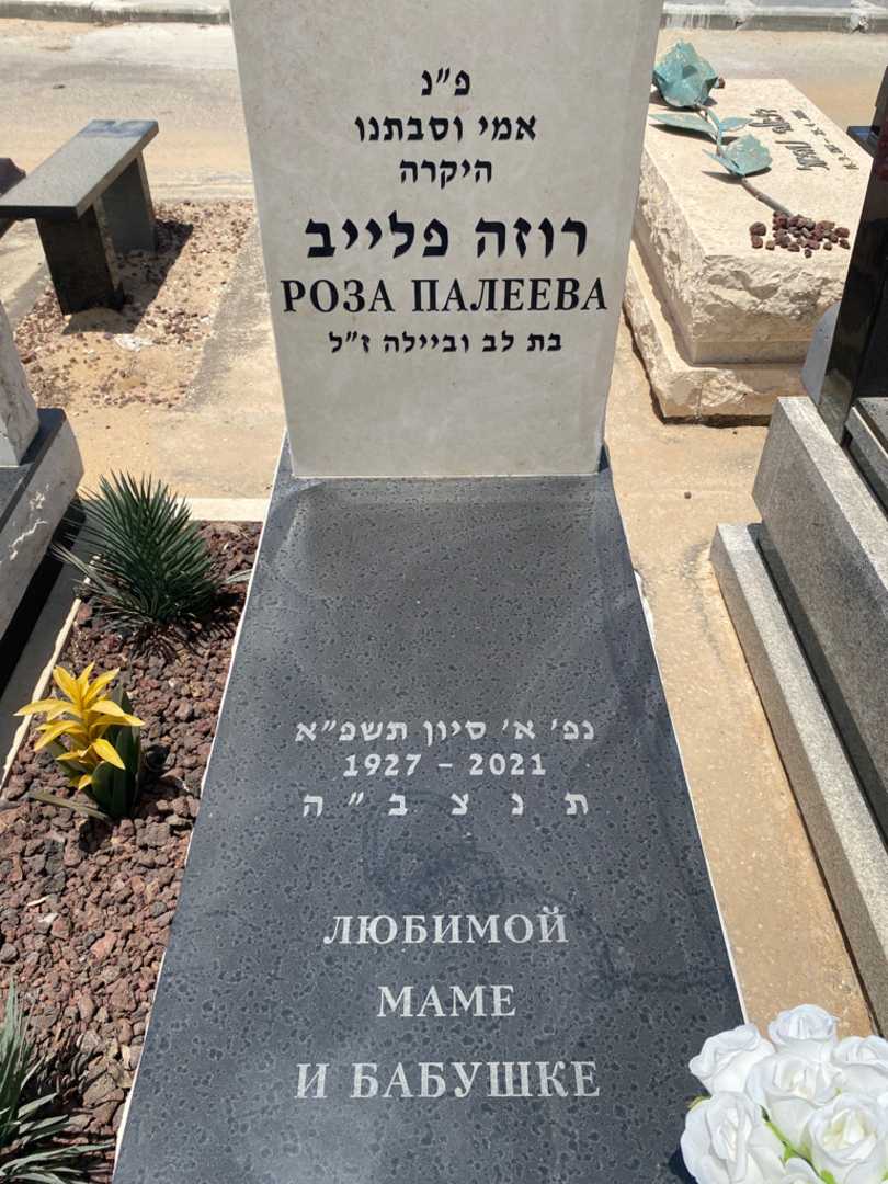 קברו של רוזה פלייב. תמונה 2