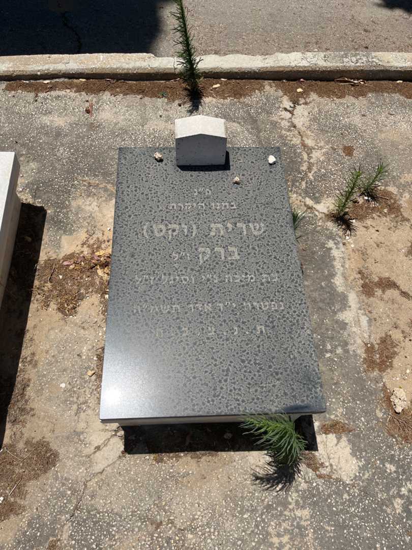 קברו של שרית "וקט" ברק