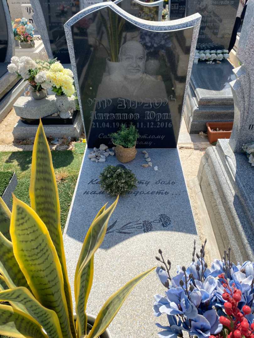 קברו של יורי ליטבינוב. תמונה 2