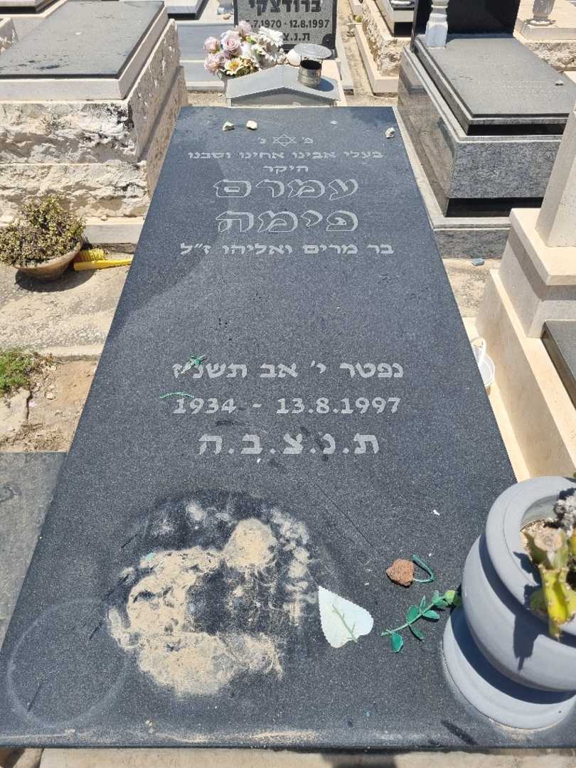 קברו של עמרם פימה