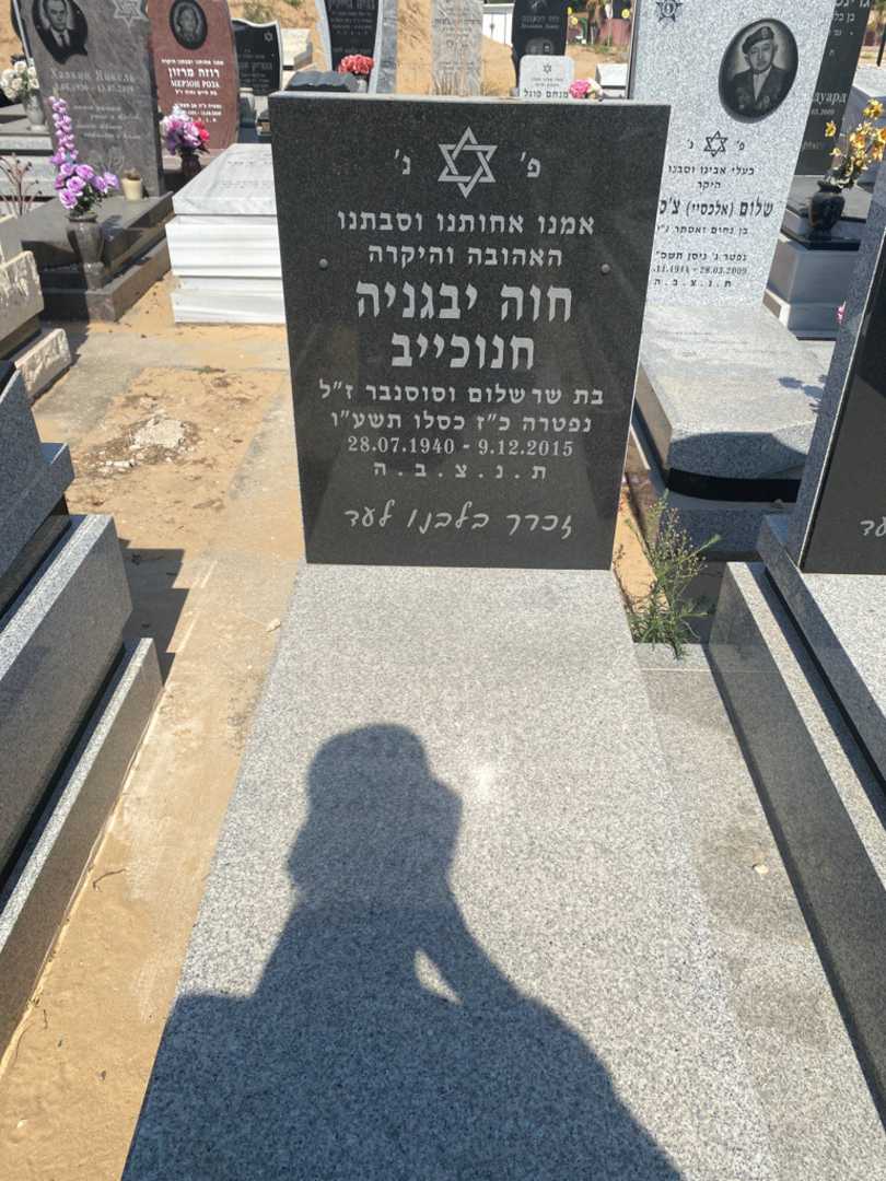 קברו של יבגניה חנוכייב. תמונה 2