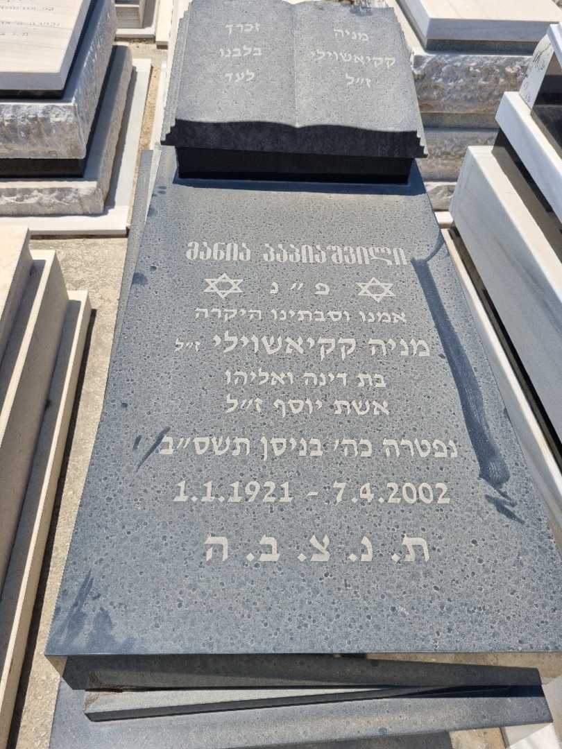 קברו של מניה קקיאשוילי
