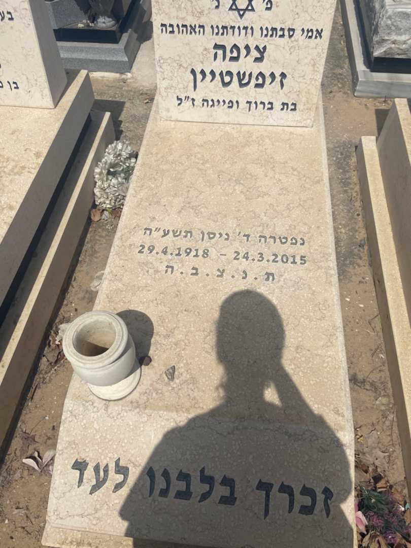 קברו של ציפה זיפשטיין